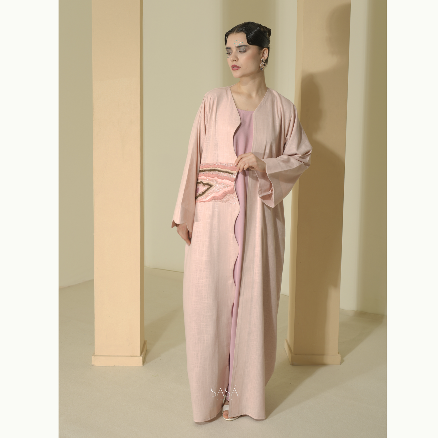 Ana Linen Abaya