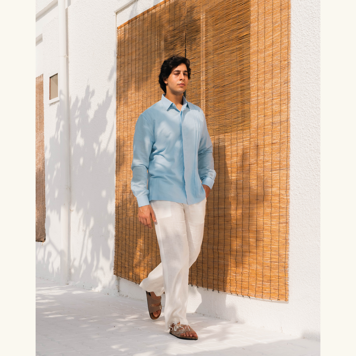 Azure Breeze Mens Shirt