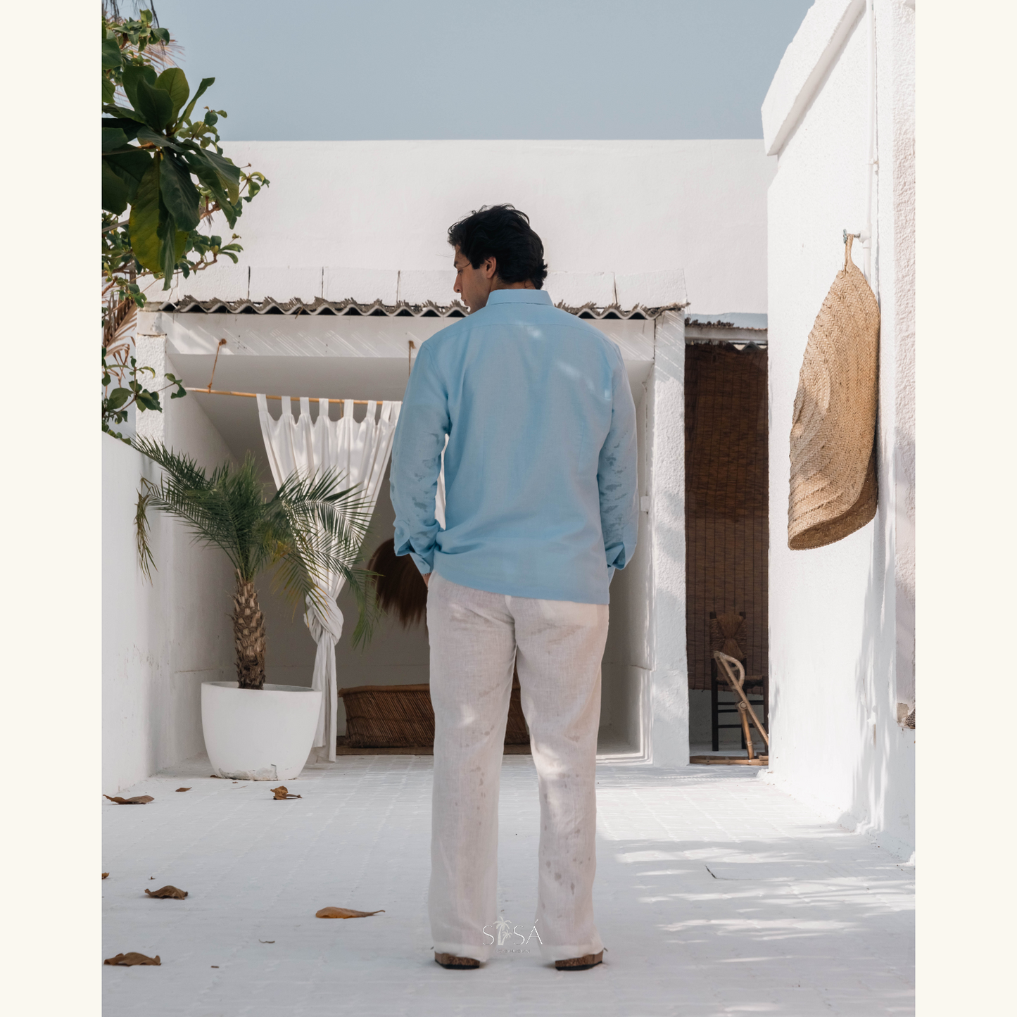Azure Breeze Mens Shirt