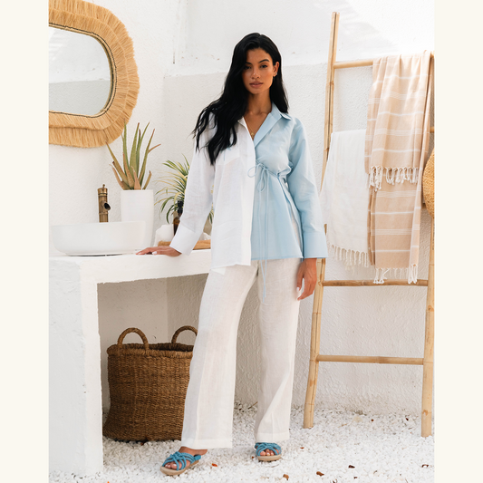 Azure Palm Tunic