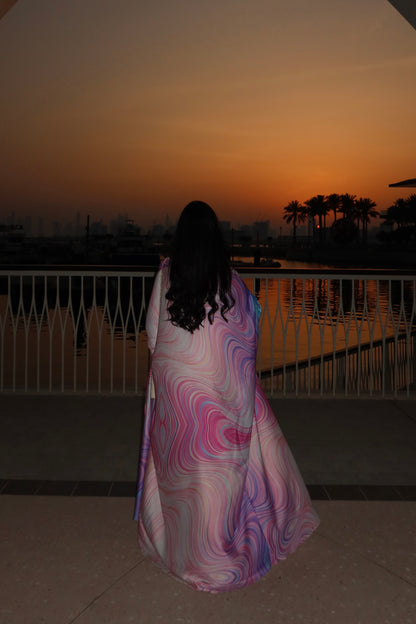 ISLA - swirl abaya