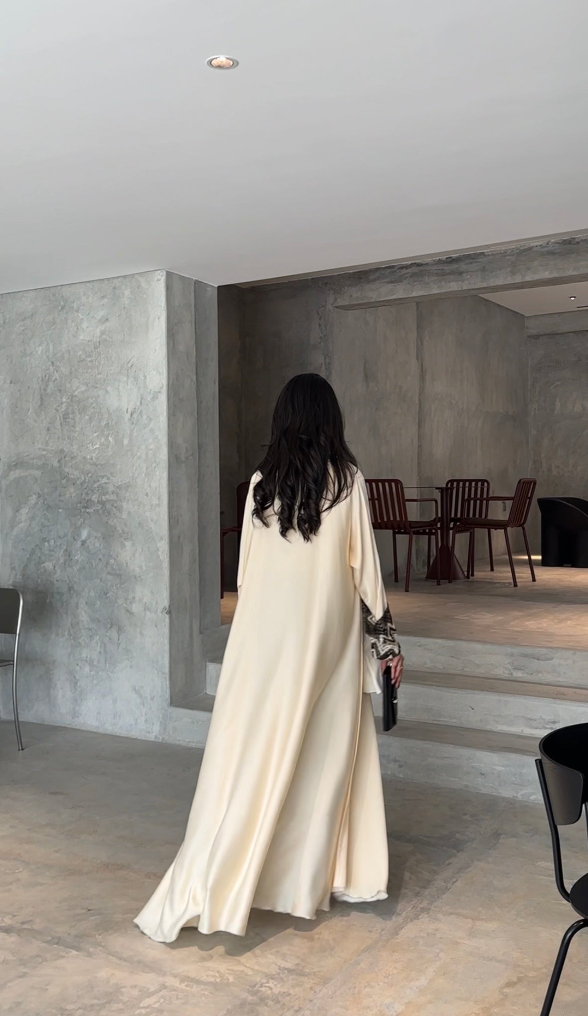 Creme brulee- butter yellow abaya