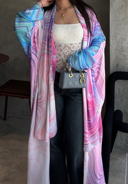 ISLA - swirl abaya